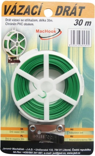 Drut wiązałkowy PVC z obcinakiem 30 m