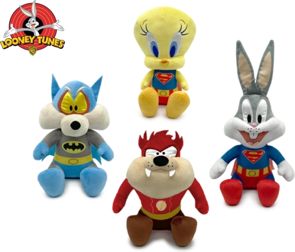 Looney Tunes pluszowa figurka superbohater 23 cm, siedząca