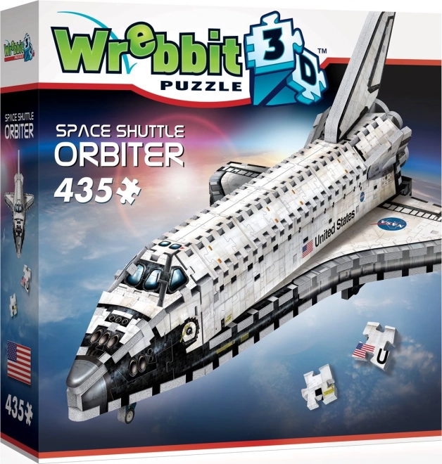 Wrebbit 3D Puzzle Prom Orbiter – prom kosmiczny, 435 elementów