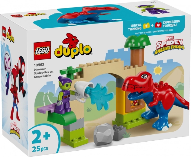 LEGO DUPLO Marvel Spidey-Rex kontra Green Goblin – zestaw dla najmłodszych