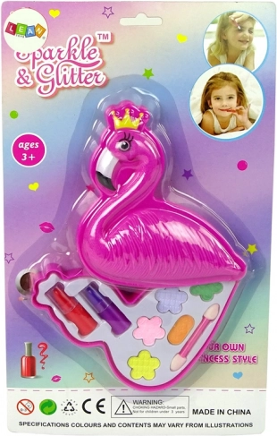 Zestaw do makijażu Cienie do powiek Flamingo Pomadki