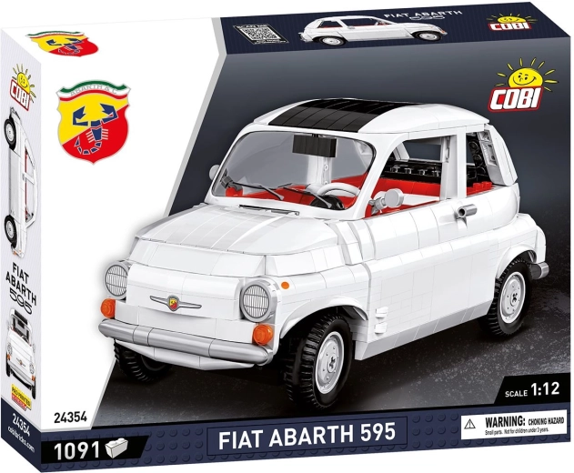 Klocki COBI Fiat Abarth 595 1:12 (1091 elementów)