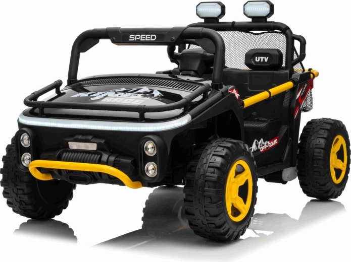 Dziecięcy elektryczny samochód buggy UTV SPEED 24V, czarny