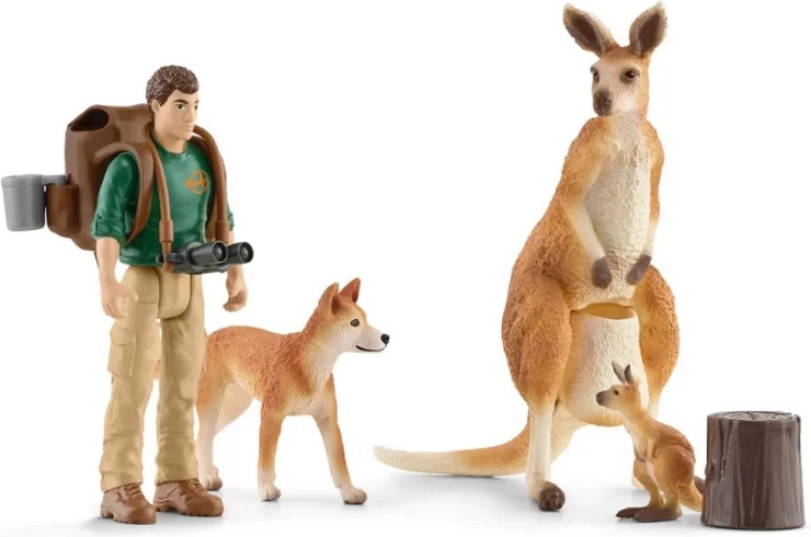 Zestaw kangurów Schleich – przygoda w australijskim buszu
