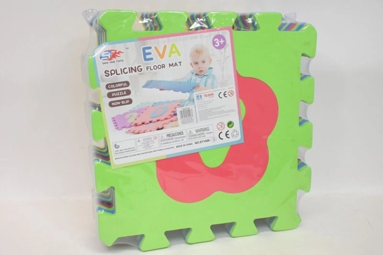 Piankowa mata puzzlowa 10 dużych elementów