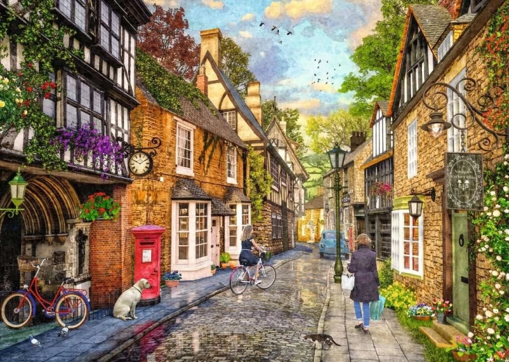 Ravensburger Puzzle Down the Lane 2: Meadow Hill Lane 1000 elementów