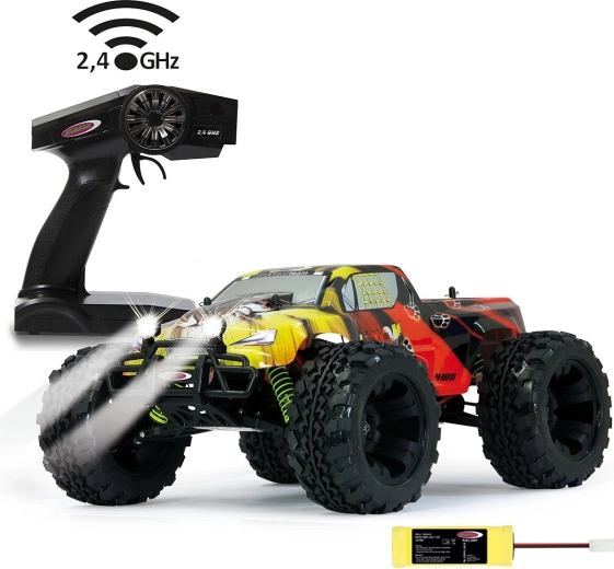 Jamara Tiger monster truck RC zdalnie sterowany 4WD 1:10 2,4 GHz z LED (NiMH) - 1 szt.