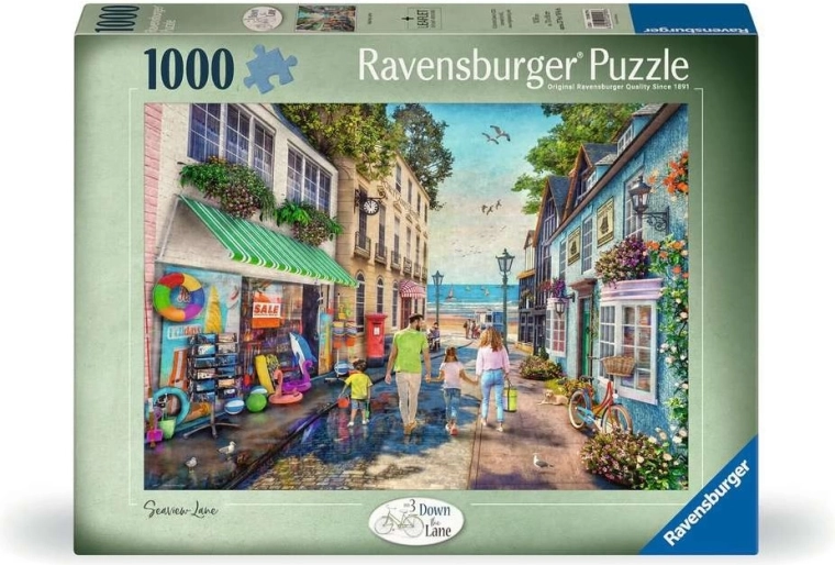 Puzzle Ravensburger Down the Lane nr 3: Nadmorska uliczka 1000 elementów