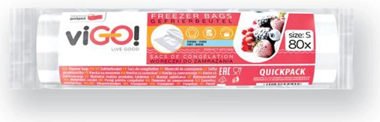 Woreczki foliowe 20 × 30 cm, 80 szt.