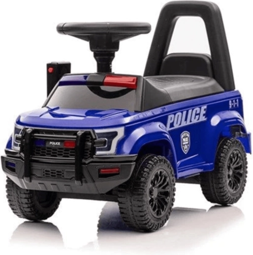 Dziecięcy elektryczny samochodzik niebieski Qileshi z pilotem