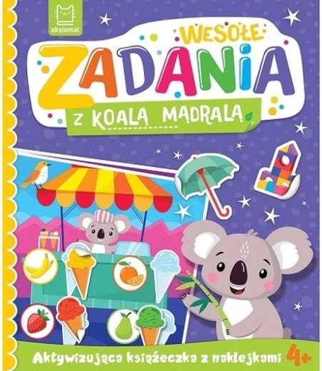 Wesołe zadania z mądrą koalą – aktywności i naklejki 4+