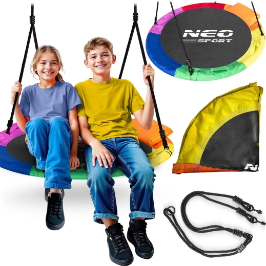 Huśtawka bocianie gniazdo Neo-Sport Swingo 105 cm