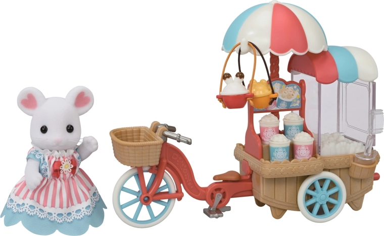 Sylvanian Families jeżdżny popcornowy stragan z myszką