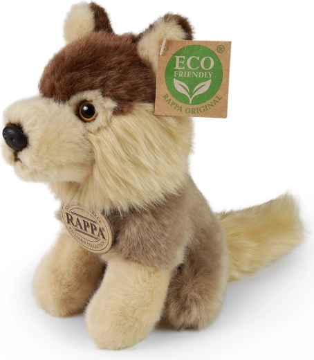 Pluszowy wilk siedzący 16 cm eco-friendly RAPPA