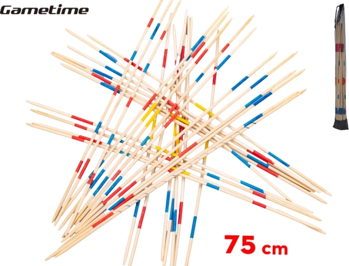 Gametime mega mikado 75 cm – drewniana rodzinna gra
