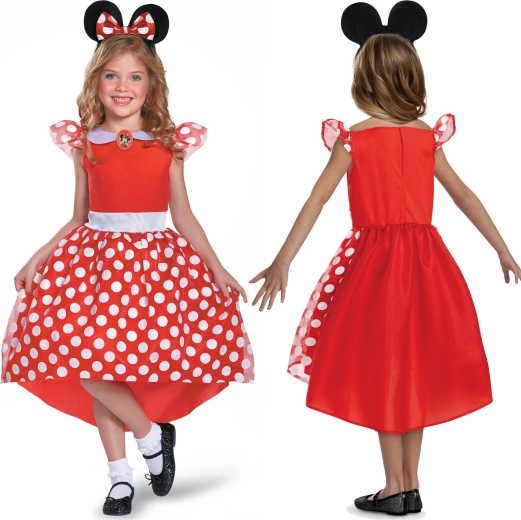 Kostium dziecięcy Minnie Mouse Disney dla dziewczynek 110–122 cm