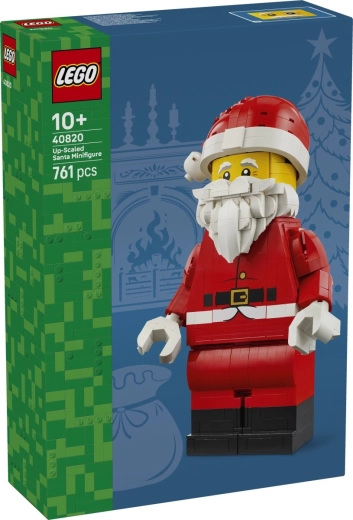 LEGO Iconic powiększona minifigurka Świętego Mikołaja