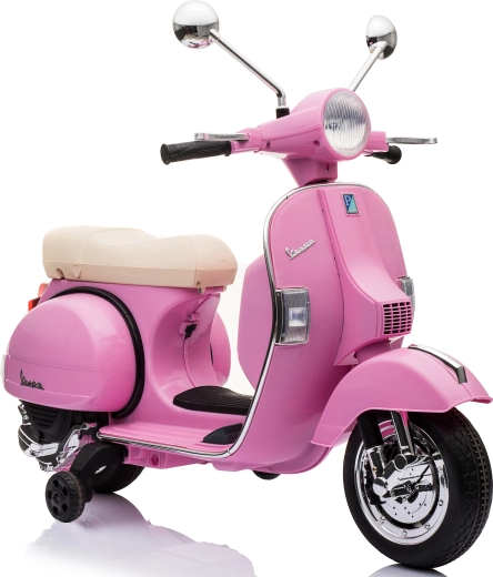 Dziecięcy elektryczny skuter Vespa PX150 różowy