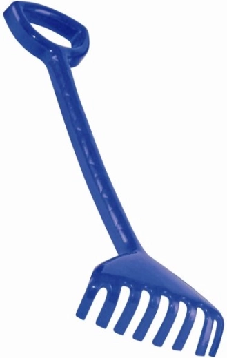 Plastowe grabki do piasku dla dzieci