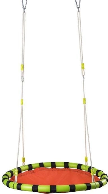 WOODY składany okrągły huśtawkowy talerz, pomarańczowy, średnica 103 cm