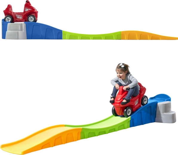 Step2 kolejka górska dla dzieci z czerwonym jeździkiem