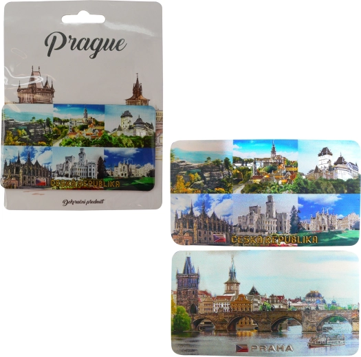 Dwustronny magnes Czechy i Praga
