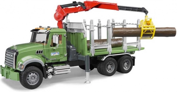 Bruder ciężarówka Mack Granite – transporter drewna 1:16