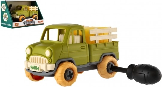 Wkręcany farmerski samochód ciężarowy ze śrubokrętem 14 cm