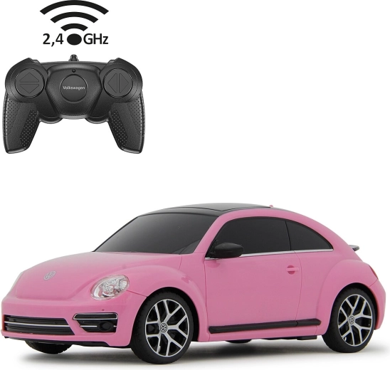 Jamara Volkswagen Beetle RC auto 1:24 różowe 2,4 GHz
