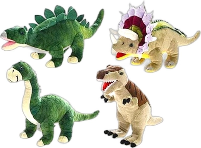 Dinoworld pluszowy dinozaur 37 cm (4 rodzaje) - 1 sztuka