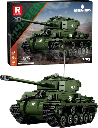 Zestaw konstrukcyjny czołgu M4A3E8 Sherman World of Tanks 1:48 (839 elementów)