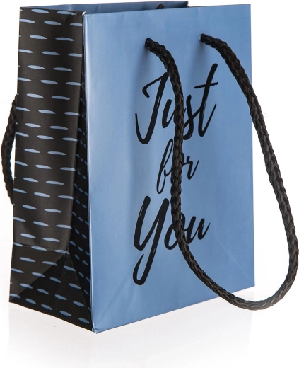 Torebka prezentowa Just For You Blue S 11 × 14 × 6 cm