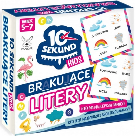10 Sekund Kids brakujące litery