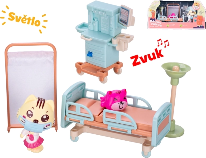 Zestaw gabinet weterynaryjny ze światłem i dźwiękiem, 6 elementów