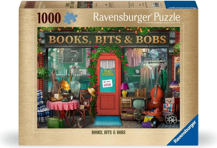 Puzzle Ravensburger Książki, drobiazgi i ciekawostki 1000 elementów