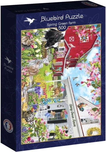 Puzzle Bluebird farma Spring Green 500 elementów