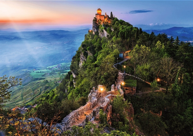 Trefl puzzle Premium Plus Photo Odyssey: Ścieżka, San Marino 1000 elementów