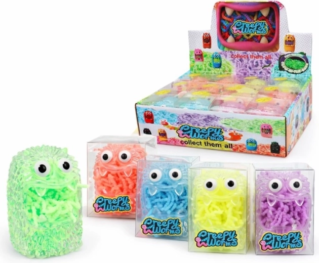 Robaki w potworze 8 cm – plastikowa zabawka dla dzieci