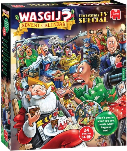 Jumbo Wasgij kalendarz adwentowy Świąteczny program telewizyjny
