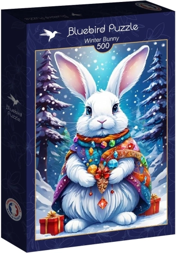 Puzzle Bluebird Zimowy króliczek 500 elementów
