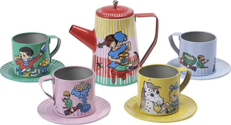 Dziecięcy zestaw do herbaty Pippi Pończoszanka
