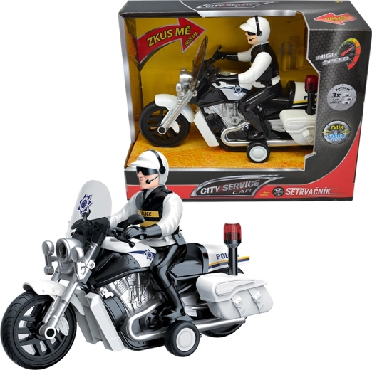 Policyjny motocykl 1:16 CITY SERVICE CAR