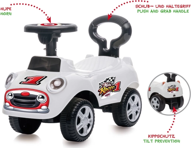 JAMARA jeździk i pchacz Mini Racer 2 w 1 biały