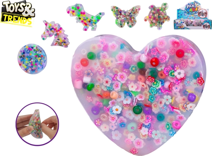 Lepkie żelowe zabawki Picky Pads 8 cm