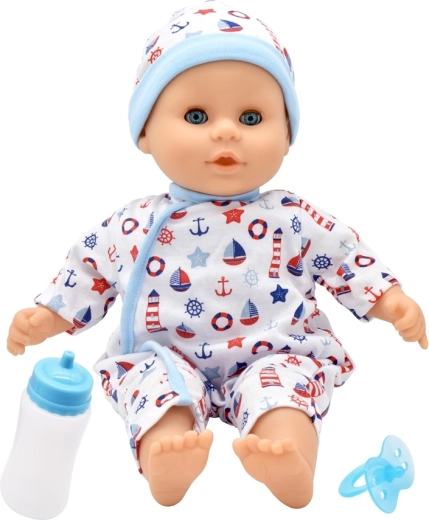 Dolls World bobas Little Treasure niebieski 38 cm