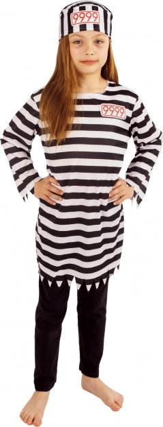 Dziecięcy kostium więźniarki M