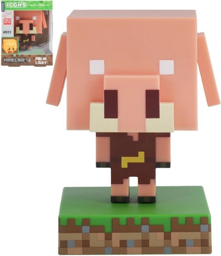 Nocna lampka Minecraft prosiaczek Icon Light 11 cm