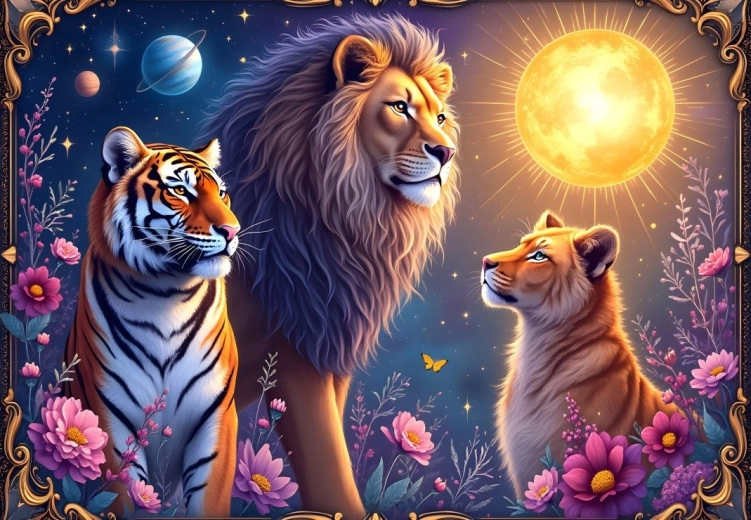 Puzzle Koci kosmos 1000 elementów