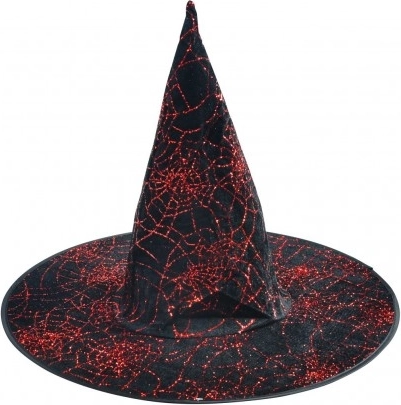 czarodziejski kapelusz dla dorosłych czarno-fioletowy