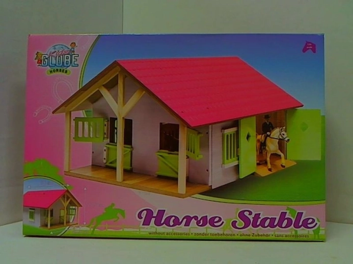 Drewniana stajnia dla koni 1:24